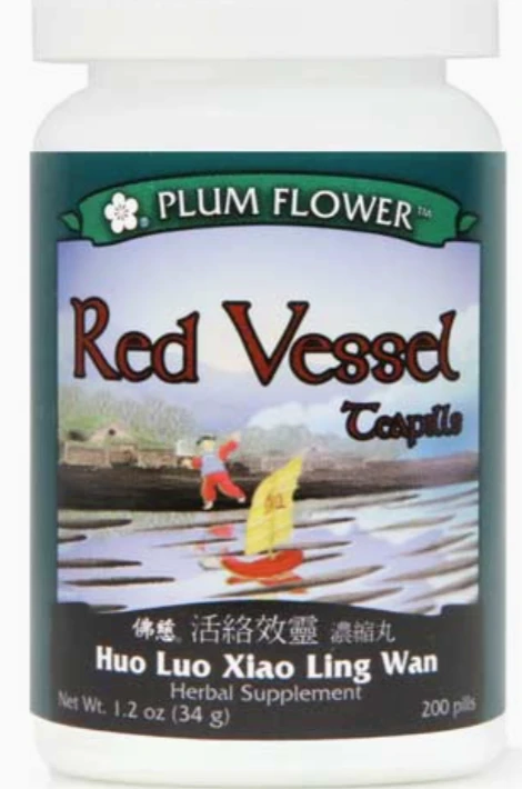 Red Vessel Teapills by Plum Flower