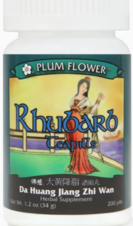 Rhubarb teapills by Plum Flower 