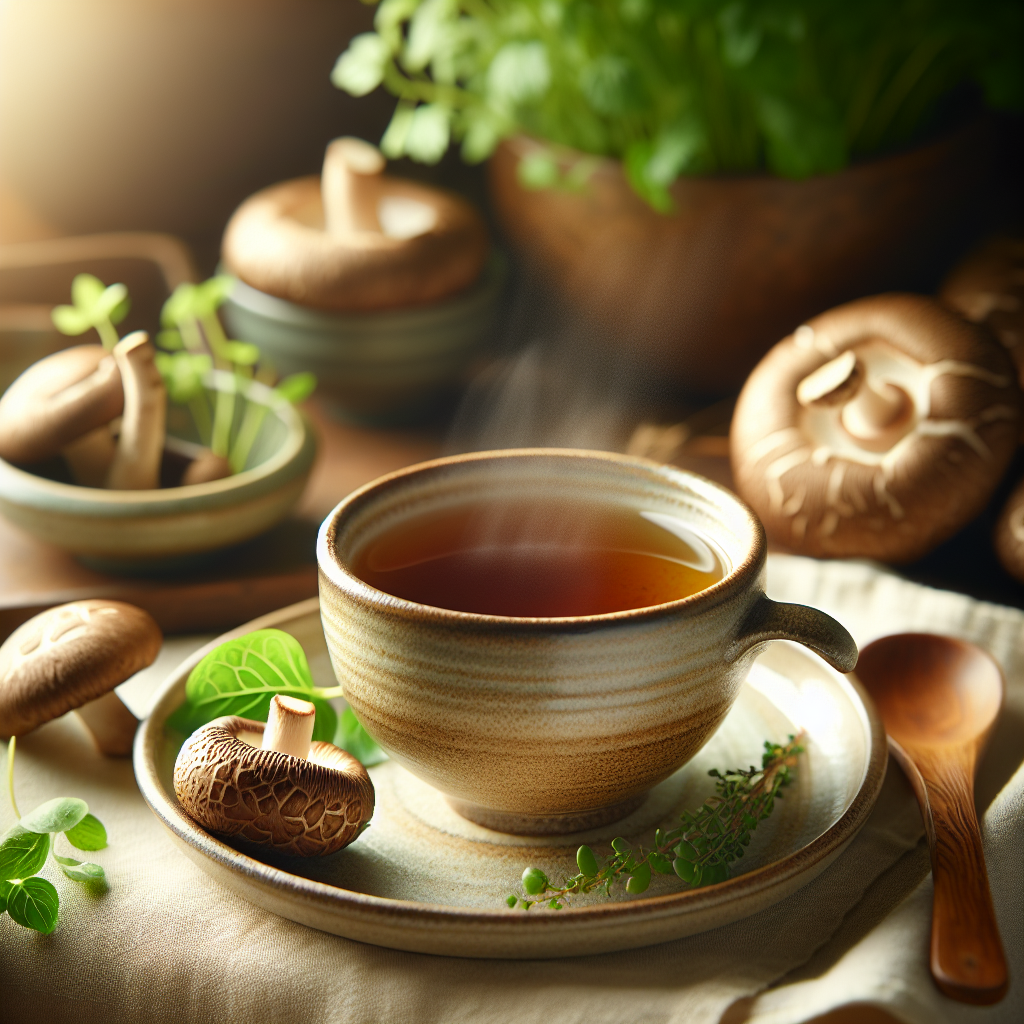 Shiitaki Mushrooms use in teas and in soups