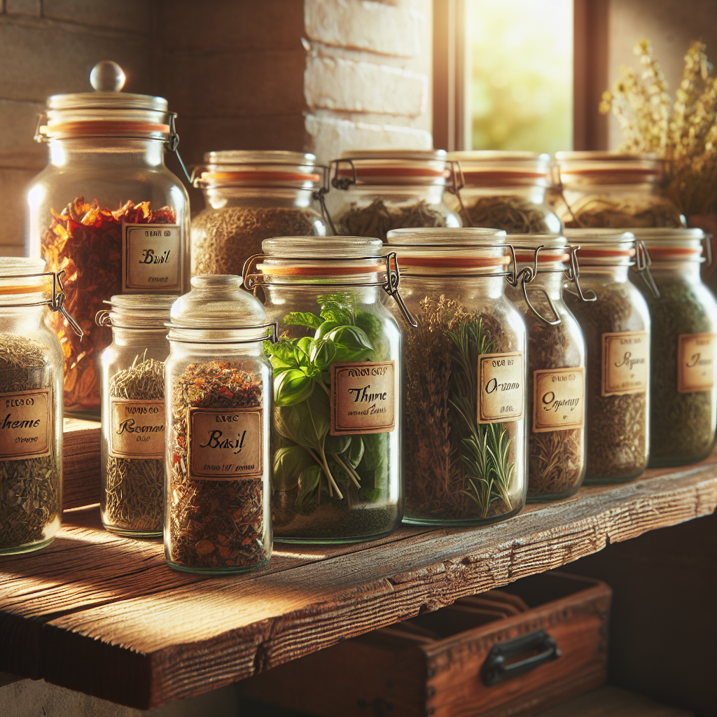 How to store herbs