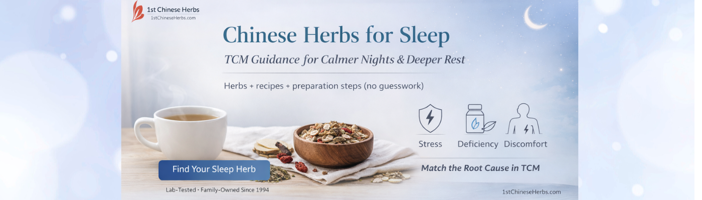 Chinese Herbs to support calmer nights and deeper rest 