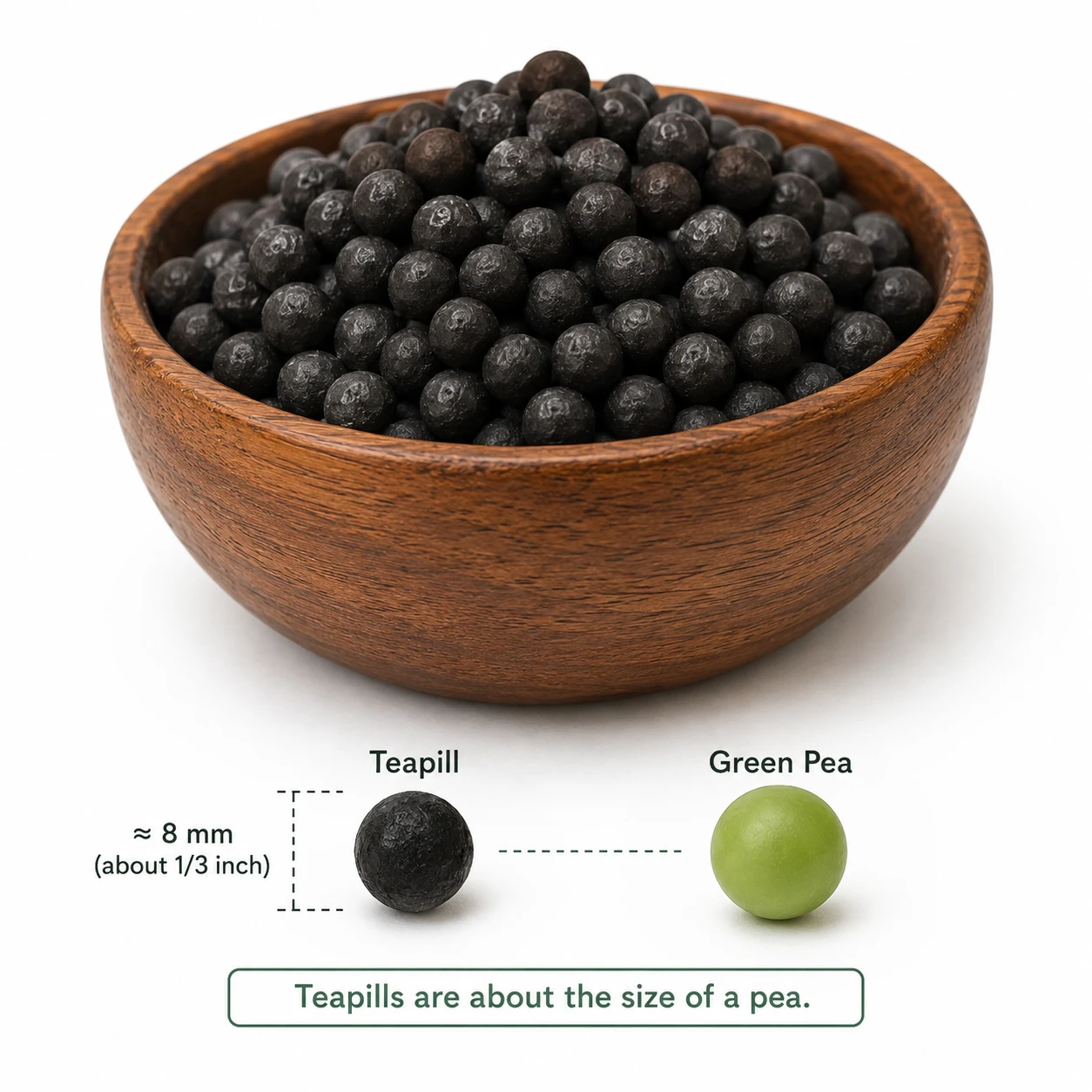 What does a teapill look like