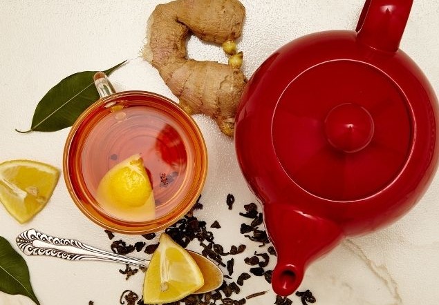 brewing tea