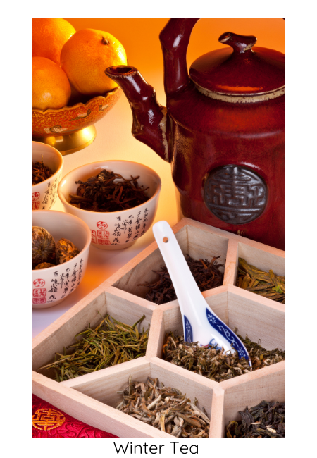 drinking herbal teas