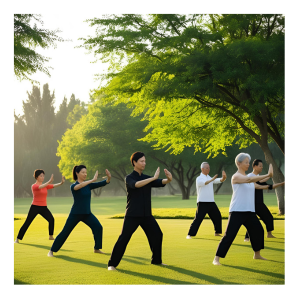 healthy people exercicing