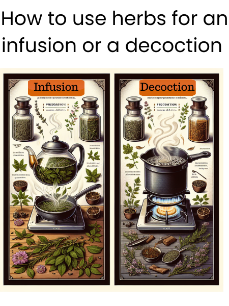 infusion and decoctions