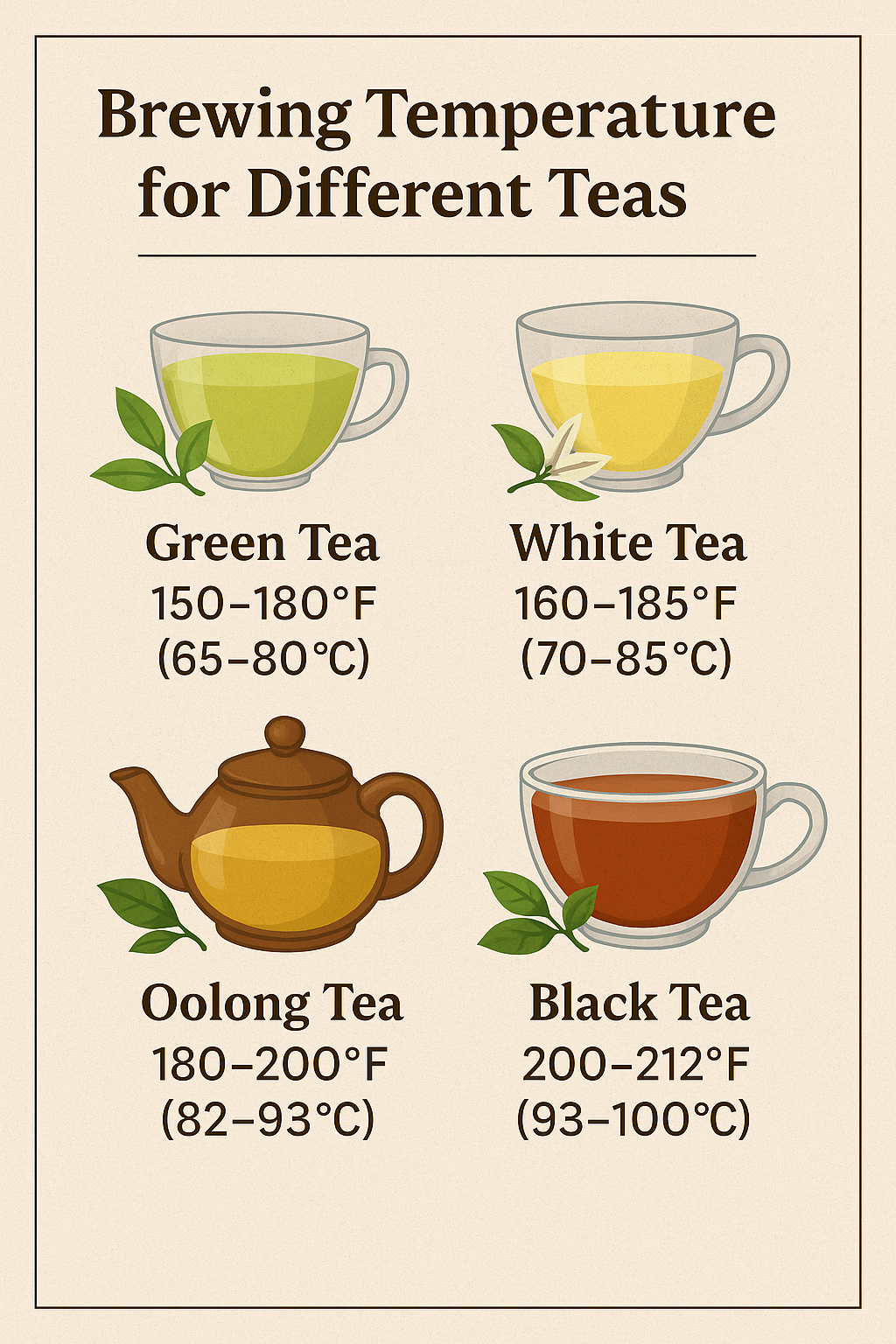 how long to brew teas, and not let them be bitter
