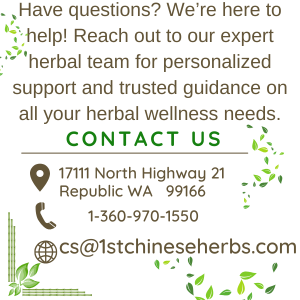 how to contact 1st Chinese Herbs 