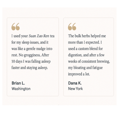 customer testimonal