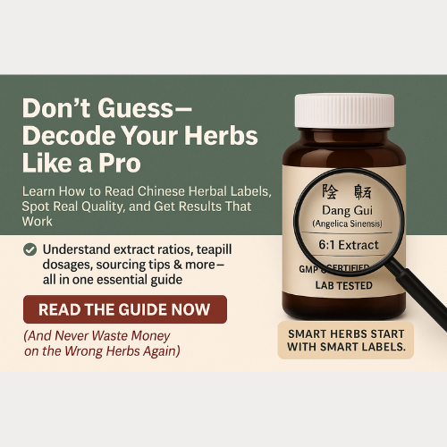know what is in your  herbs and how to read the label