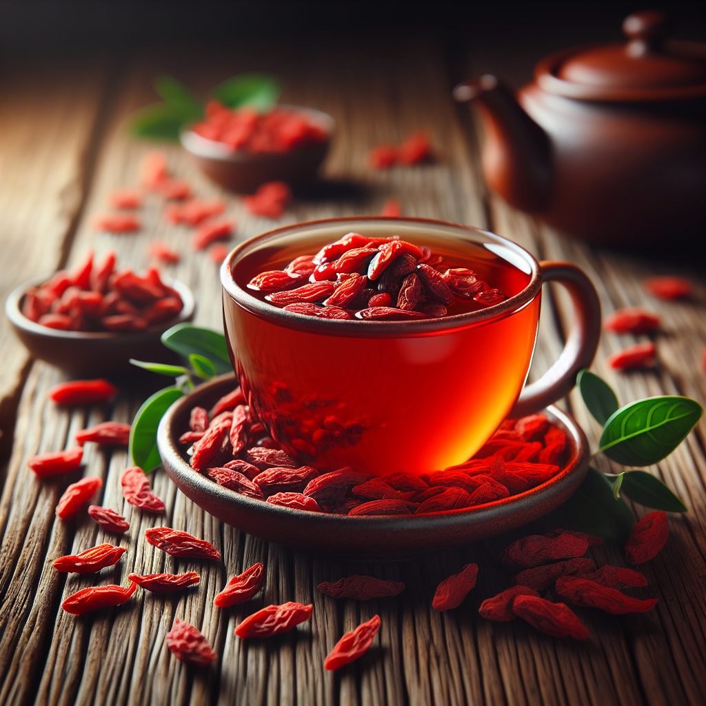 How to make goji tea hot brewing goji tea