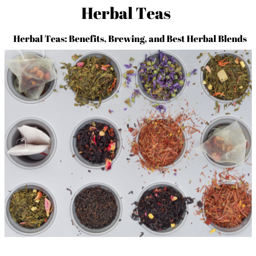 herbal teas in several form