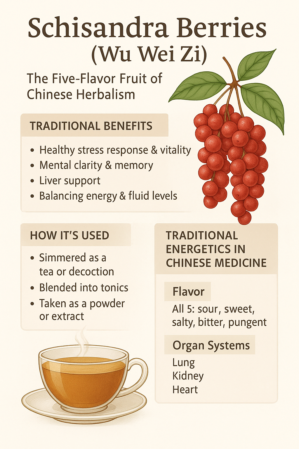 what are schisandra berries