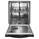 Lave-vaisselle avec système de lavage intelligent de 24 po Whirlpool® et un panier supérieur haut WDT740SALB
