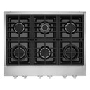 Table de cuisson commerciale au gaz KitchenAid®, 6 brûleurs, 36 po KCGC506JSS