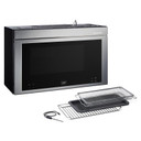 Kitchenaid® Four à micro-ondes à hotte intégrée multifonctions avec modes de capteurs à infrarouges YKMMF730PPS