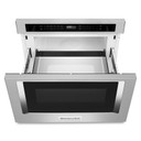 Kitchenaid® Tiroir-four à micro-ondes sous comptoir - 950 watts - 24 po KMBD104GSS