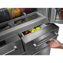 Kitchenaid® Réfrigérateur non encastré à portes multiples avec intérieur platine - 25.8 pi cu - 36 po KRMF706ESS