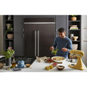 Kitchenaid® Réfrigérateur encastré côte à côte à fini PrintShield™ - 42 po - 25.5 pi cu KBSN702MBS