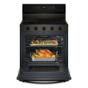 Whirlpool® Cuisinière au gaz intelligente de 30 pouces avec technologie de cuisson à air, auto-nettoyage/netoyage à la vapeur, préchauffage rapide avec capacité de 5.3 pi cu WFGS7530RV