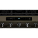 Whirlpool® Cuisinière au gaz intelligente à commandes frontales de 30 pouces avec technologie de cuisson à air, vapeur/auto-nettoyage, préchauffage à grande vitesse et capacité de 5.3 pi cu WSGS7530RV