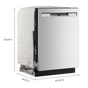 Maytag® Lave-vaisselle à commandes frontales avec cycle intensif PowerBlast® et séchage à la chaleur MDFS3924RZ