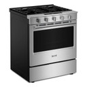 Maytag® Cuisinière au gaz coulissante avec mode Gril et friture à air sans préchauffage - 5 pi cu - 30 po MSGS7030SZ