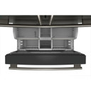 Kitchenaid® Réfrigérateur à portes françaises avec distributeur d’eau et de glaçons extérieur et tiroir réfrigéré pleine largeur FreshChill™ - 29 pi cu KRMF436SBE