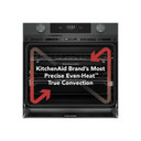 Kitchenaid® Four mural double électrique intelligent de 30 pouces avec modes de cuisson assistée - Genévrier KOED730SJP