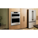 Kitchenaid® Four mural combiné électrique intelligent de 30 pouces avec modes de cuisson assistée - Fini PrintShield™ KOEC730SPS