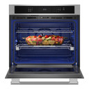 Kitchenaid® Four mural simple électrique avec mode de friture à air sans préchauffage avec fini PrintShield™ - 30 po KOES530SPS