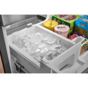 Kitchenaid® Réfrigérateur à portes françaises et profondeur standard avec distributeur d'eau intérieur , fini PrintShield™ - 30 po - 20 pi cu KRFF330SPS