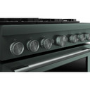 Cuisinière au gaz de style commercial à 6 brûleurs avec mode de friture à air sans préchauffage KitchenAid® de 36 po KFGS936SJP