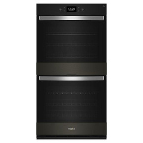 Whirlpool® Four mural double intelligent avec friture à air de 10 pi cu WOED7030PV