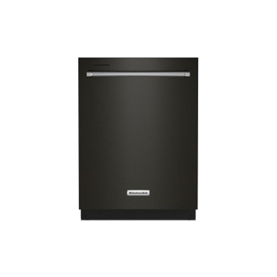 Kitchenaid® Lave-vaisselle à fini PrintShieldTM avec panier de troisième niveau pour ustensiles - 39 dBA KDTE204KBS