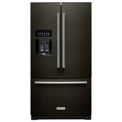 Réfrigérateur à portes françaises et profondeur standard - 26.8 pi cu KitchenAid® KRFF577KBS