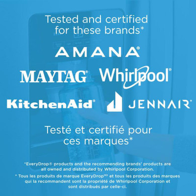 everydrop® Filtre à eau et glaçons pour réfrigérateur n°1 - EDR1RXD1B EDR1RXD1B