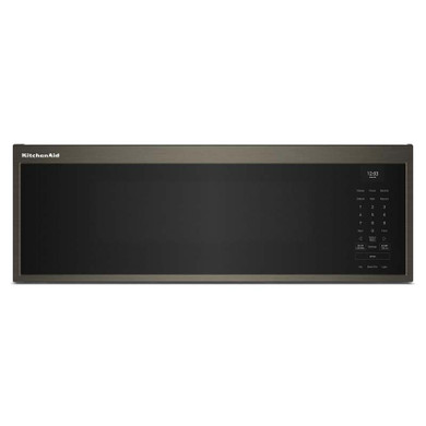 Kitchenaid® Four à micro-ondes à hotte intégrée à profil bas intelligent avec ventilateur double YKMML550RBS