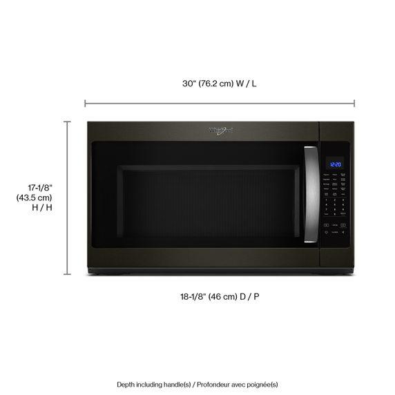 Four à micro-ondes à hotte intégrée avec cuisson à vapeur - 900 watts - 2 pi cu YWMH53521HV