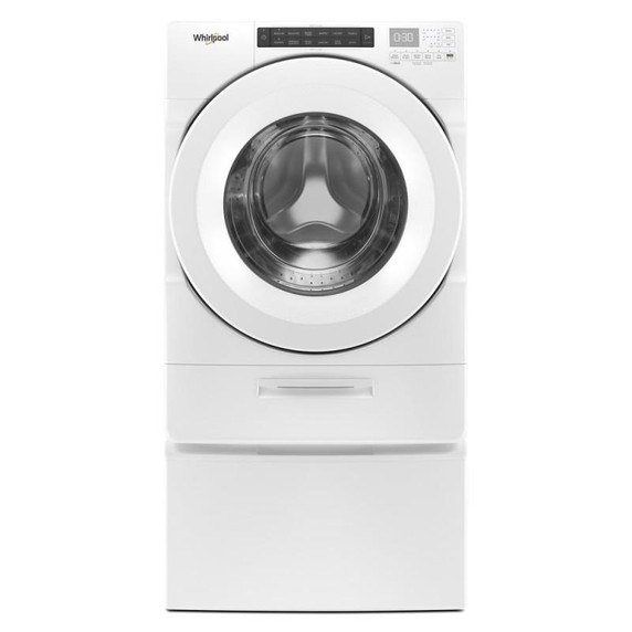 Whirlpool® Piédestal avec rangement pour laveuse et sécheuse à chargement frontal, 15.5 po (39,4 cm) WFP2715HW
