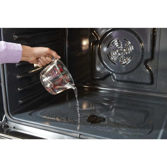 Whirlpool® Four mural simple avec friture à air si connecté de 4.3 pi cu WOES5027LW