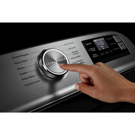 Maytag® Laveuse intelligente à chargement vertical et bouton Extra Power - 5.4 pi cu MVW6230HW