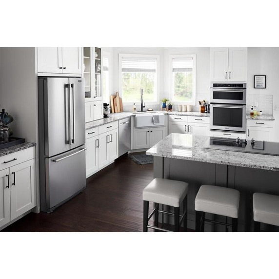 Maytag® Table de cuisson électrique avec gril et plaque chauffante réversible - 36 po MEC8836HS