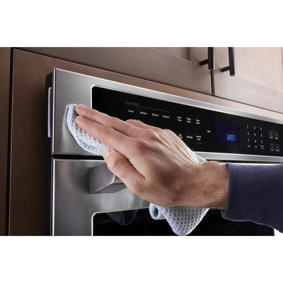 Maytag® Four mural double avec friture à air et panier - 30 po - 10 pi cu MOED6030LZ Maytag® Four mural double avec friture à air et panier - 30 po - 10 pi cu MOED6030LZ