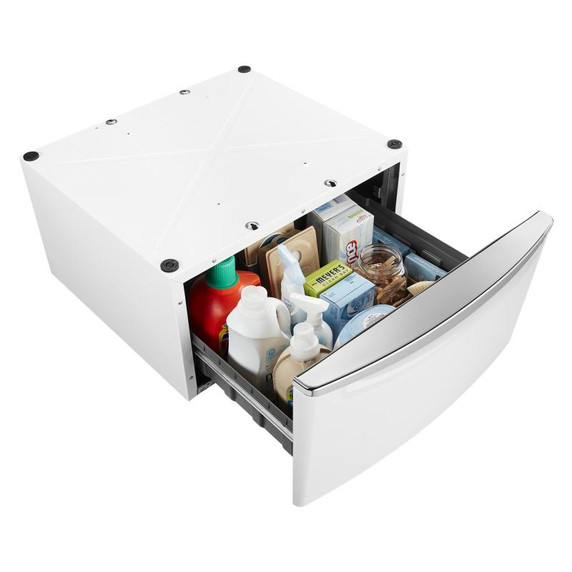 Maytag® Piédestal avec poignée chromée et tiroir de rangement - 15.5 po (39.37 cm) XHPC155XW Maytag® Piédestal avec poignée chromée et tiroir de rangement - 15.5 po (39.37 cm) XHPC155XW