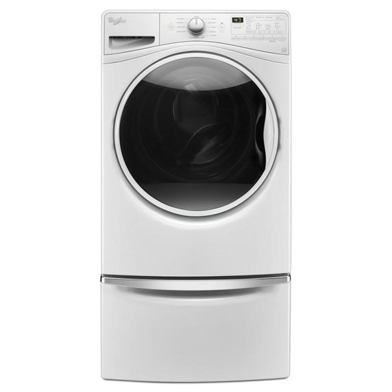 Maytag® Piédestal avec poignée chromée et tiroir de rangement - 15.5 po (39.37 cm) XHPC155XW Maytag® Piédestal avec poignée chromée et tiroir de rangement - 15.5 po (39.37 cm) XHPC155XW