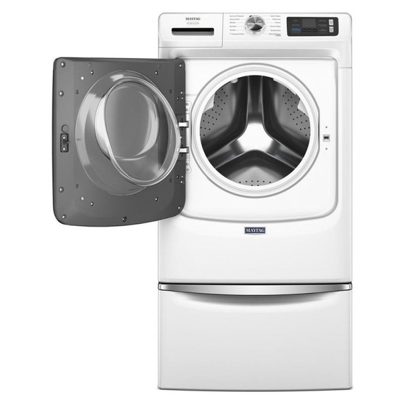 Maytag® Piédestal avec poignée chromée et tiroir de rangement - 15.5 po (39.37 cm) XHPC155XW Maytag® Piédestal avec poignée chromée et tiroir de rangement - 15.5 po (39.37 cm) XHPC155XW