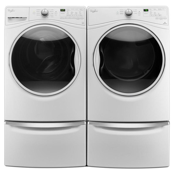 Maytag® Piédestal avec poignée chromée et tiroir de rangement - 15.5 po (39.37 cm) XHPC155XW Maytag® Piédestal avec poignée chromée et tiroir de rangement - 15.5 po (39.37 cm) XHPC155XW