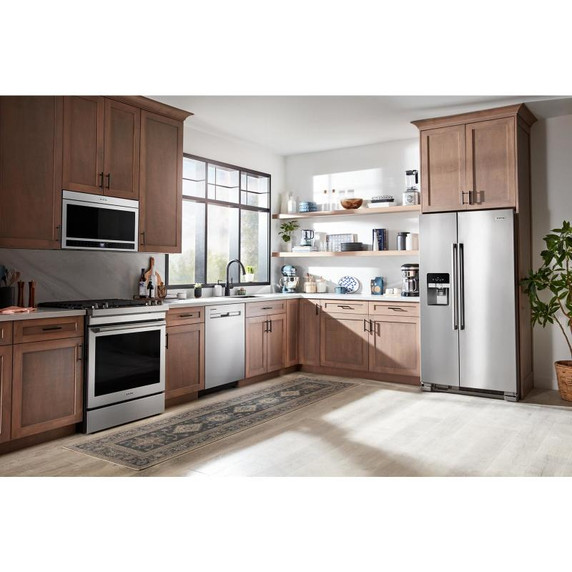 Maytag® Four à micro-ondes à hotte intégrée encastré affleurant avec gril YMMMF8030PZ