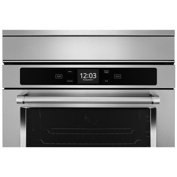 Kitchenaid® Four mural double à convection véritable de 24 po KODC504PPS